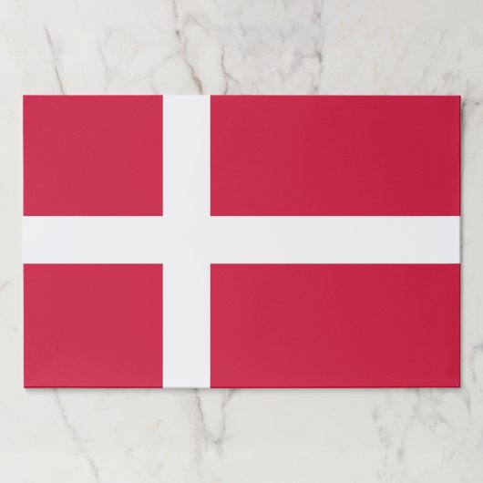 ティアウェイ紙パッドとデンマーク国旗 ペーパーパッド (正面)