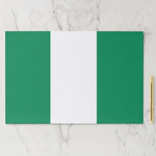 ティアウェイ紙パッドとナイジェリア国旗 ペーパーパッド (インサイチュ)