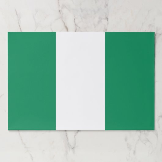 ティアウェイ紙パッドとナイジェリア国旗 ペーパーパッド (正面)
