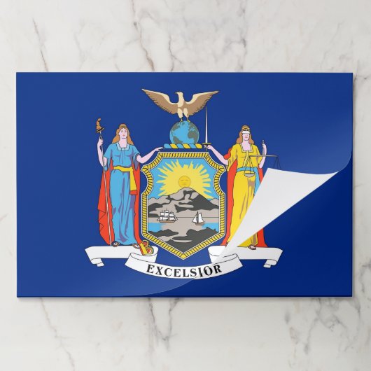 ティアウェイ紙パッドとニューヨーク州旗 ペーパーパッド (折り畳み)