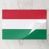 ティアウェイ紙パッドとハンガリー国旗 ペーパーパッド (折り畳み)