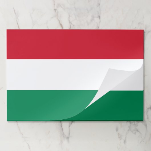 ティアウェイ紙パッドとハンガリー国旗 ペーパーパッド (折り畳み)
