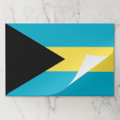 ティアウェイ紙パッドとバハマ国旗 ペーパーパッド (折り畳み)