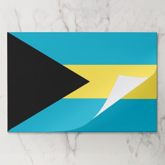ティアウェイ紙パッドとバハマ国旗 ペーパーパッド (折り畳み)