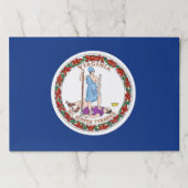 ティアウェイ紙パッドとバージニア州旗 ペーパーパッド (正面)
