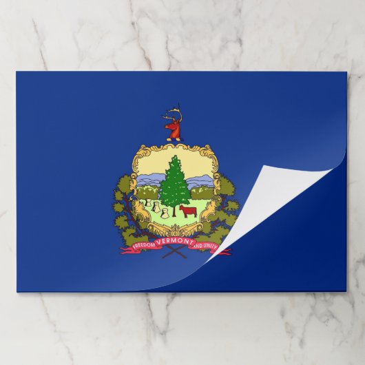 ティアウェイ紙パッドとバーモント州旗 ペーパーパッド (折り畳み)