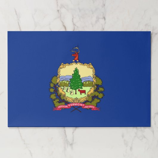 ティアウェイ紙パッドとバーモント州旗 ペーパーパッド (正面)