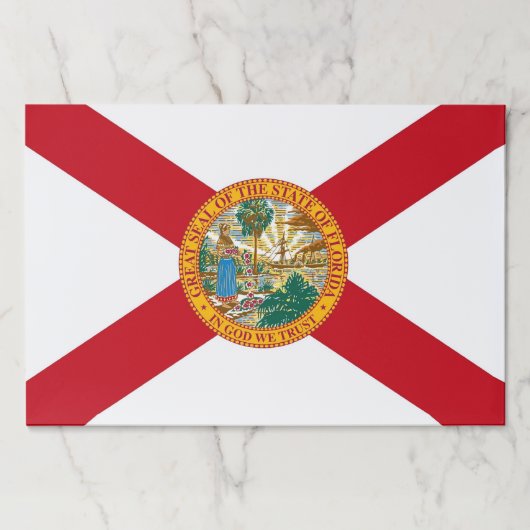 ティアウェイ紙パッドとフロリダ州旗 ペーパーパッド (正面)