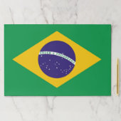 ティアウェイ紙パッドとブラジル国旗 ペーパーパッド (インサイチュ)
