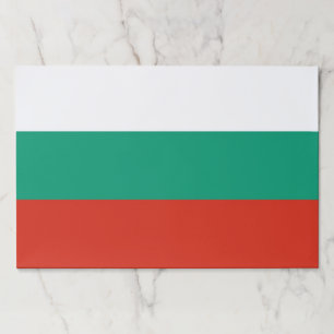 ティアウェイ紙パッドとブルガリア国旗 ペーパーパッド