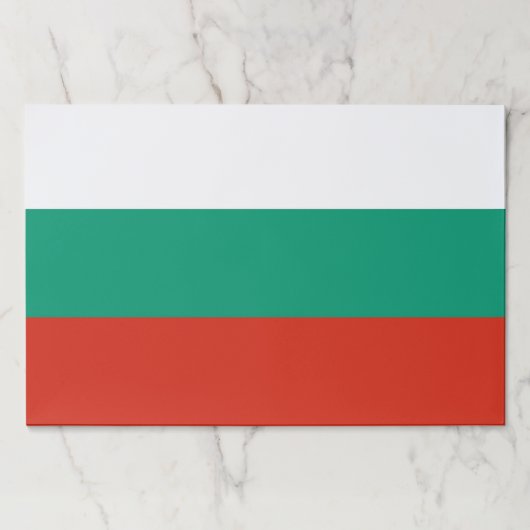 ティアウェイ紙パッドとブルガリア国旗 ペーパーパッド (正面)