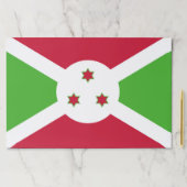 ティアウェイ紙パッドとブルンジ国旗 ペーパーパッド (インサイチュ)