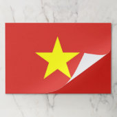 ティアウェイ紙パッドとベトナム国旗 ペーパーパッド (折り畳み)
