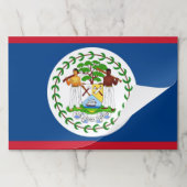 ティアウェイ紙パッドとベリーズ国旗 ペーパーパッド (折り畳み)