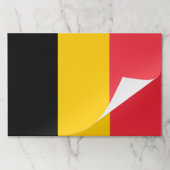 ティアウェイ紙パッドとベルギー国旗 ペーパーパッド (折り畳み)