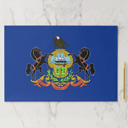 ティアウェイ紙パッドとペンシルバニア州旗 ペーパーパッド (インサイチュ)