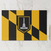 ティアウェイ紙パッドとボルチモア州旗 ペーパーパッド (インサイチュ)