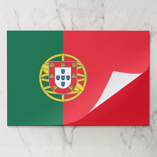ティアウェイ紙パッドとポルトガル国旗 ペーパーパッド (折り畳み)