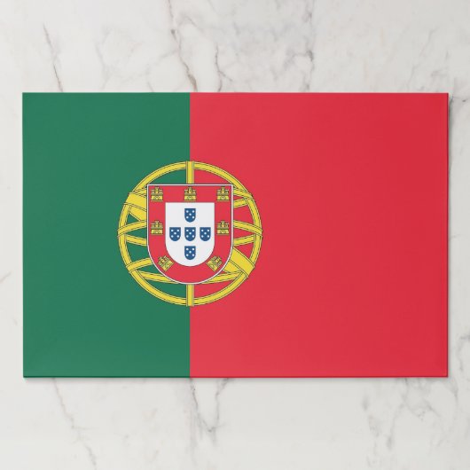 ティアウェイ紙パッドとポルトガル国旗 ペーパーパッド (正面)