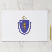 ティアウェイ紙パッドとマサチューセッツ州旗 ペーパーパッド (インサイチュ)