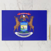 ティアウェイ紙パッドとミシガン州旗（米国） ペーパーパッド (インサイチュ)