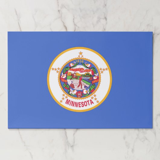 ティアウェイ紙パッドとミネソタ州旗 ペーパーパッド (正面)