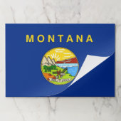 ティアウェイ紙パッドとモンタナ州旗 ペーパーパッド (折り畳み)