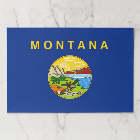ティアウェイ紙パッドとモンタナ州旗 ペーパーパッド (正面)