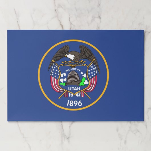 ティアウェイ紙パッドとユタ州旗 ペーパーパッド (正面)