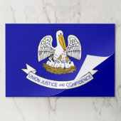 ティアウェイ紙パッドとルイジアナ州旗 ペーパーパッド (折り畳み)