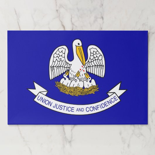 ティアウェイ紙パッドとルイジアナ州旗 ペーパーパッド (正面)