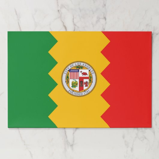 ティアウェイ紙パッドとロサンゼルス州旗 ペーパーパッド (正面)