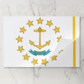 ティアウェイ紙パッドとロードアイランド州旗 ペーパーパッド (折り畳み)