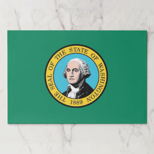 ティアウェイ紙パッドとワシントン州旗 ペーパーパッド