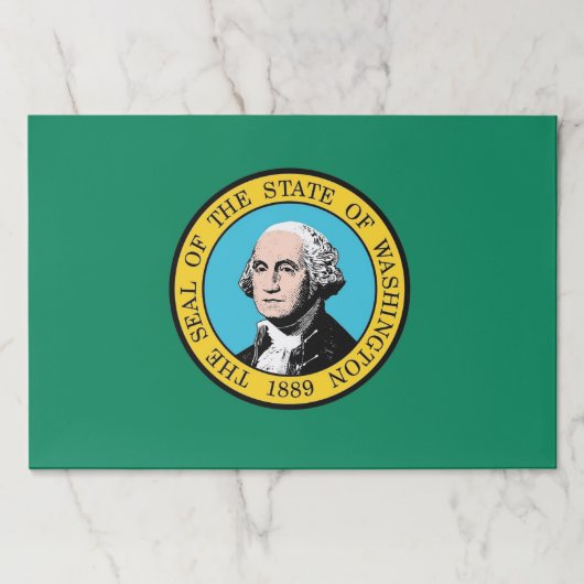 ティアウェイ紙パッドとワシントン州旗 ペーパーパッド (正面)