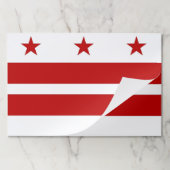 ティアウェイ紙パッドとワシントンDC州旗 ペーパーパッド (折り畳み)