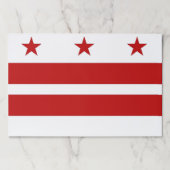 ティアウェイ紙パッドとワシントンDC州旗 ペーパーパッド (正面)