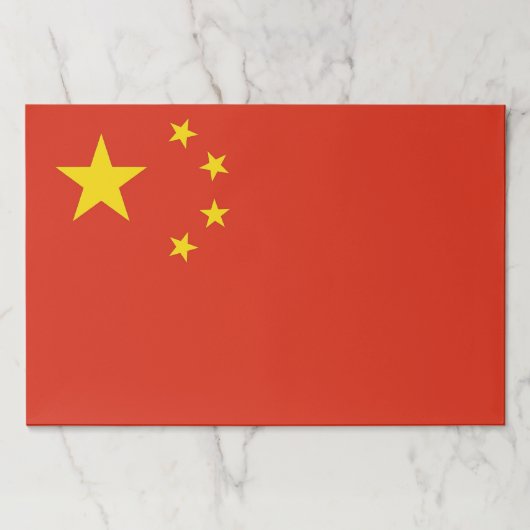 ティアウェイ紙パッドと中国旗 ペーパーパッド (正面)