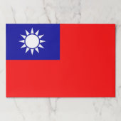 ティアウェイ紙パッドと台湾国旗 ペーパーパッド (正面)
