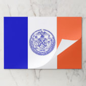 ティアウェイ紙パッドと米国ニューヨーク州旗 ペーパーパッド (折り畳み)