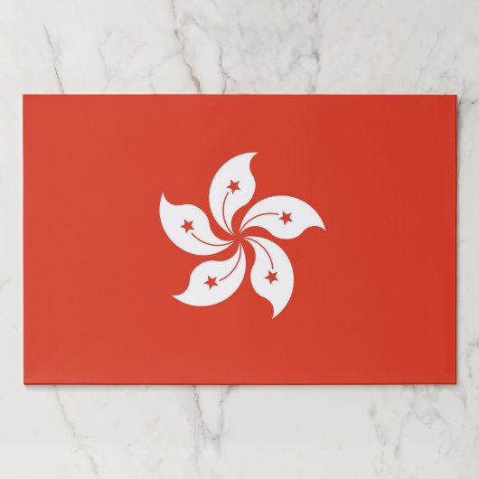ティアウェイ紙パッドと香港国旗 ペーパーパッド (正面)