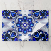 ティアウェイ紙パッド(青い白い色) ペーパーパッド (折り畳み)