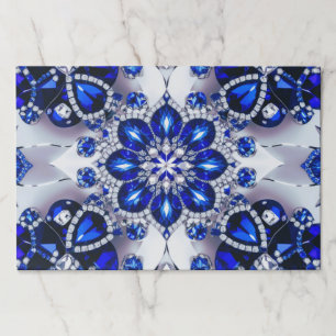 ティアウェイ紙パッド（青い白い色） ペーパーパッド