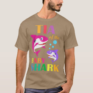 ティアオブザベビー誕生日シャークティアシャークマザーズD Tシャツ