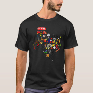 ティアスのマップ誇りを持ったテアスタクサボラティテアズホームトウ Tシャツ