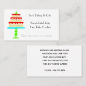 ティアドベーカリーケーキ 名刺 (正面/裏面)