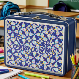 ティアドロカラフルップカスタムスナック メタルランチボックス