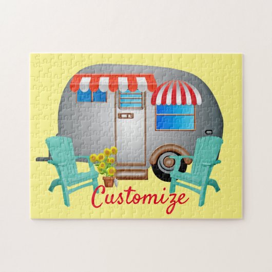 ティアドロップキャラバンキャンパーサンダー_コーブ ジグソーパズル (横)