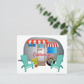 ティアドロップキャラバンキャンパーサンダー_コーブ ポストカード (スタンド正面)