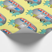 ティアドロップキャラバンキャンパーサンダー_コーブ ラッピングペーパー (角)